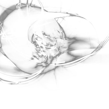 Fantezi kaotik renkli fraktal desen. Soyut Fraktal şekiller. 3D render resimde arka plan veya duvar kağıdı