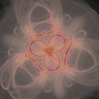 Fantezi kaotik renkli fraktal desen. Soyut Fraktal şekiller. 3D render resimde arka plan veya duvar kağıdı