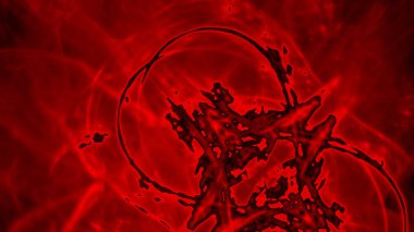 Fantezi kaotik renkli fraktal desen. Soyut Fraktal şekiller. 3D render resimde arka plan veya duvar kağıdı