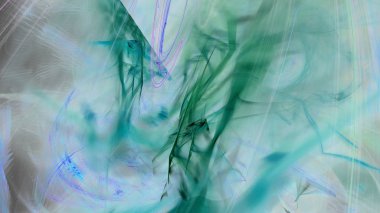 Fantezi kaotik renkli fraktal desen. Soyut Fraktal şekiller. 3D render resimde arka plan veya duvar kağıdı