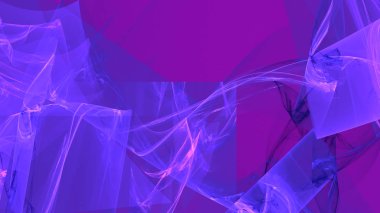 Fantezi kaotik renkli fraktal desen. Soyut Fraktal şekiller. 3D render resimde arka plan veya duvar kağıdı