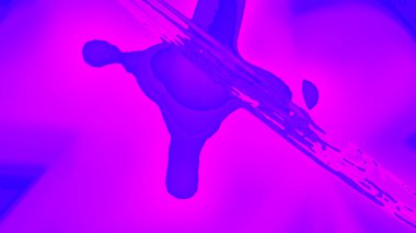 Fantezi kaotik renkli fraktal desen. Soyut Fraktal şekiller. 3D render resimde arka plan veya duvar kağıdı