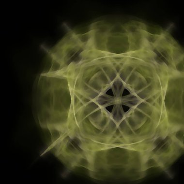 Fantezi kaotik renkli fraktal desen. Soyut Fraktal şekiller. 3D render resimde arka plan veya duvar kağıdı