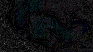 Fantezi kaotik renkli fraktal desen. Soyut Fraktal şekiller. 3D render resimde arka plan veya duvar kağıdı