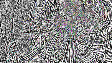 Fantezi kaotik renkli fraktal desen. Soyut Fraktal şekiller. 3D render resimde arka plan veya duvar kağıdı