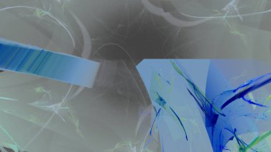 Fantezi kaotik renkli fraktal desen. Soyut Fraktal şekiller. 3D render resimde arka plan veya duvar kağıdı