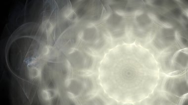 Fantezi kaotik renkli fraktal desen. Soyut Fraktal şekiller. 3D render resimde arka plan veya duvar kağıdı