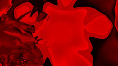 Fantezi kaotik renkli fraktal desen. Soyut Fraktal şekiller. 3D render resimde arka plan veya duvar kağıdı