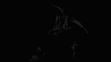 Fantezi kaotik renkli fraktal desen. Soyut Fraktal şekiller. 3D render resimde arka plan veya duvar kağıdı