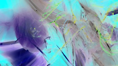 Fantezi kaotik renkli fraktal desen. Soyut Fraktal şekiller. 3D render resimde arka plan veya duvar kağıdı