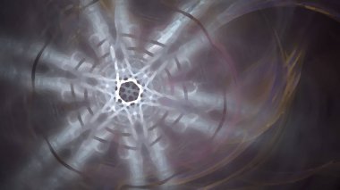 Fantezi kaotik renkli fraktal desen. Soyut Fraktal şekiller. 3D render resimde arka plan veya duvar kağıdı