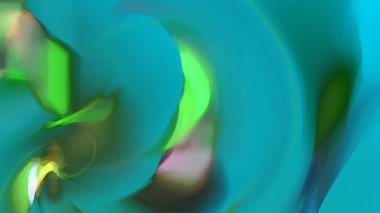 Fantezi kaotik renkli fraktal desen. Soyut Fraktal şekiller. 3D render resimde arka plan veya duvar kağıdı