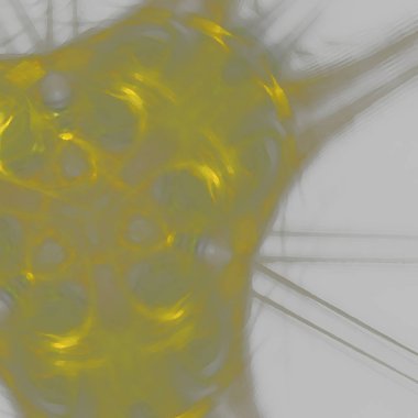 Fantezi kaotik renkli fraktal desen. Soyut Fraktal şekiller. 3D render resimde arka plan veya duvar kağıdı