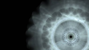 Fantezi kaotik renkli fraktal desen. Soyut Fraktal şekiller. 3D render resimde arka plan veya duvar kağıdı