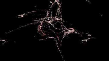 Fantezi kaotik renkli fraktal desen. Soyut Fraktal şekiller. 3D render resimde arka plan veya duvar kağıdı