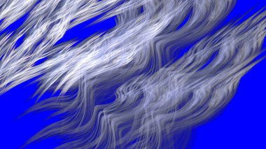 Fantezi kaotik renkli fraktal desen. Soyut Fraktal şekiller. 3D render resimde arka plan veya duvar kağıdı