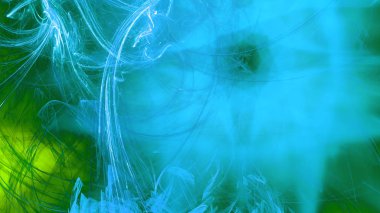 Fantezi kaotik renkli fraktal desen. Soyut Fraktal şekiller. 3D render resimde arka plan veya duvar kağıdı