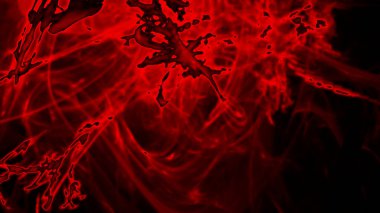 Fantezi kaotik renkli fraktal desen. Soyut Fraktal şekiller. 3D render resimde arka plan veya duvar kağıdı