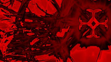 Fantezi kaotik renkli fraktal desen. Soyut Fraktal şekiller. 3D render resimde arka plan veya duvar kağıdı