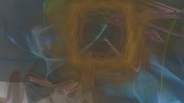 Fantezi kaotik renkli fraktal desen. Soyut Fraktal şekiller. 3D render resimde arka plan veya duvar kağıdı.