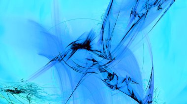 Fantezi kaotik renkli fraktal desen. Soyut Fraktal şekiller. 3D render resimde arka plan veya duvar kağıdı.