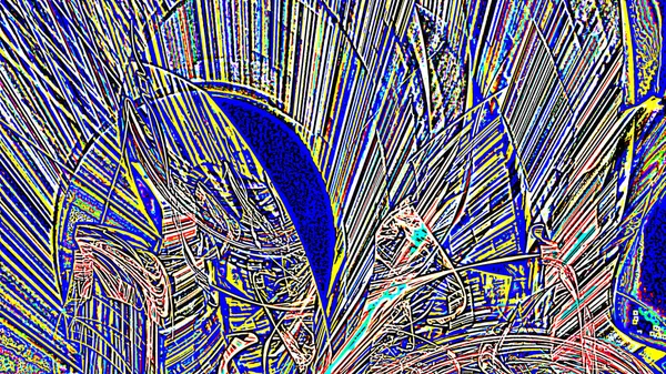 Fantasie Chaotische Kleurrijke Fractale Patroon Abstracte Fractale Vormen Rendering Afbeelding — Stockfoto