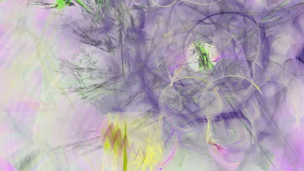 Fantezi kaotik renkli fraktal desen. Soyut Fraktal şekiller. 3D render resimde arka plan veya duvar kağıdı.