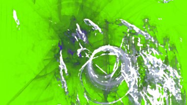 Fantezi kaotik renkli fraktal desen. Soyut Fraktal şekiller. 3D render resimde arka plan veya duvar kağıdı.