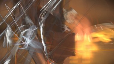 Fantezi kaotik renkli fraktal desen. Soyut Fraktal şekiller. 3D render resimde arka plan veya duvar kağıdı.