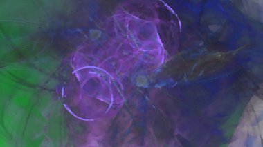 Fantezi kaotik renkli fraktal desen. Soyut Fraktal şekiller. 3D render resimde arka plan veya duvar kağıdı.