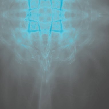 Fantezi kaotik renkli fraktal desen. Soyut Fraktal şekiller. 3D render resimde arka plan veya duvar kağıdı.