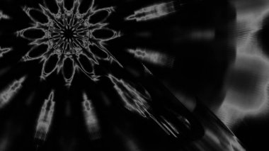 Fantezi kaotik renkli fraktal desen. Soyut Fraktal şekiller. 3D render resimde arka plan veya duvar kağıdı.