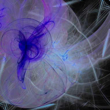 Fantezi kaotik renkli fraktal desen. Soyut Fraktal şekiller. 3D render resimde arka plan veya duvar kağıdı.