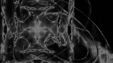 Fantezi kaotik renkli fraktal desen. Soyut Fraktal şekiller. 3D render resimde arka plan veya duvar kağıdı.