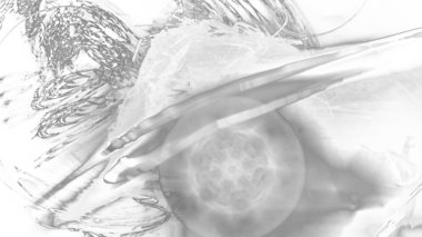 Fantezi kaotik renkli fraktal desen. Soyut Fraktal şekiller. 3D render resimde arka plan veya duvar kağıdı.