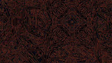 Fantezi kaotik renkli fraktal desen. Soyut Fraktal şekiller. 3D render resimde arka plan veya duvar kağıdı.