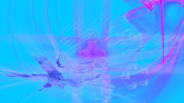 Fantezi kaotik renkli fraktal desen. Soyut Fraktal şekiller. 3D render resimde arka plan veya duvar kağıdı.