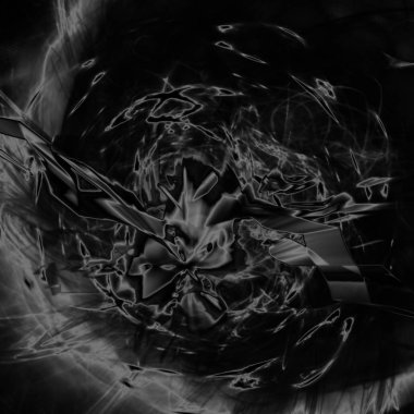 Fantezi kaotik renkli fraktal desen. Soyut Fraktal şekiller. 3D render resimde arka plan veya duvar kağıdı.