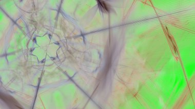 Fantezi kaotik renkli fraktal desen. Soyut Fraktal şekiller. 3D render resimde arka plan veya duvar kağıdı.