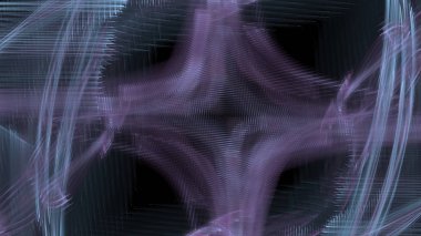 Fantezi kaotik renkli fraktal desen. Soyut Fraktal şekiller. 3D render resimde arka plan veya duvar kağıdı.