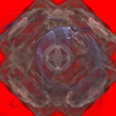 Fantezi kaotik renkli fraktal desen. Soyut Fraktal şekiller. 3D render resimde arka plan veya duvar kağıdı.