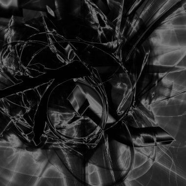 Fantezi kaotik renkli fraktal desen. Soyut Fraktal şekiller. 3D render resimde arka plan veya duvar kağıdı.