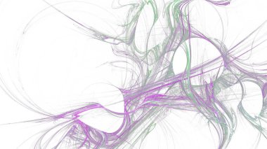 Fantezi kaotik renkli fraktal desen. Soyut Fraktal şekiller. 3D render resimde arka plan veya duvar kağıdı.