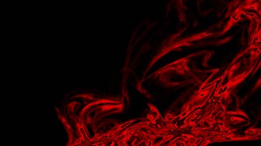 Fantezi kaotik renkli fraktal desen. Soyut Fraktal şekiller. 3D render resimde arka plan veya duvar kağıdı.