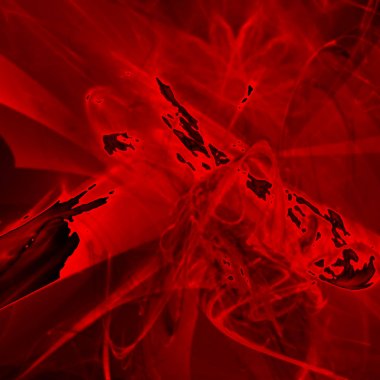 Fantezi kaotik renkli fraktal desen. Soyut Fraktal şekiller. 3D render resimde arka plan veya duvar kağıdı.