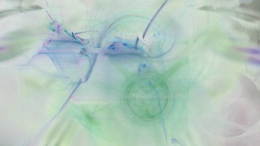 Fantezi kaotik renkli fraktal desen. Soyut Fraktal şekiller. 3D render resimde arka plan veya duvar kağıdı.