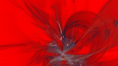 Fantezi kaotik renkli fraktal desen. Soyut Fraktal şekiller. 3D render resimde arka plan veya duvar kağıdı.