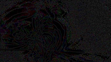 Fantezi kaotik renkli fraktal desen. Soyut Fraktal şekiller. 3D render resimde arka plan veya duvar kağıdı.