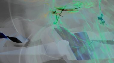 Fantezi kaotik renkli fraktal desen. Soyut Fraktal şekiller. 3D render resimde arka plan veya duvar kağıdı.