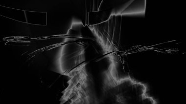 Fantezi kaotik renkli fraktal desen. Soyut Fraktal şekiller. 3D render resimde arka plan veya duvar kağıdı.